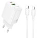 МЗП Borofone BN27 Fuente PD20W+QC3.0 (1USB-A/1C) + кабель Type-C to Type-C МЗП Borofone BN27 Fuente PD20W+QC3.0 (1USB-A/1C) + кабель Type-C to Type-C