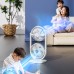 Уцінка Настільний вентилятор Double head з регулюванням кута нахилу 3000 mAh