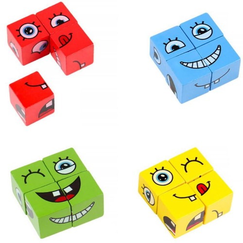 Настільна інтерактивна гра Ummi Face Change Rubik's Cube