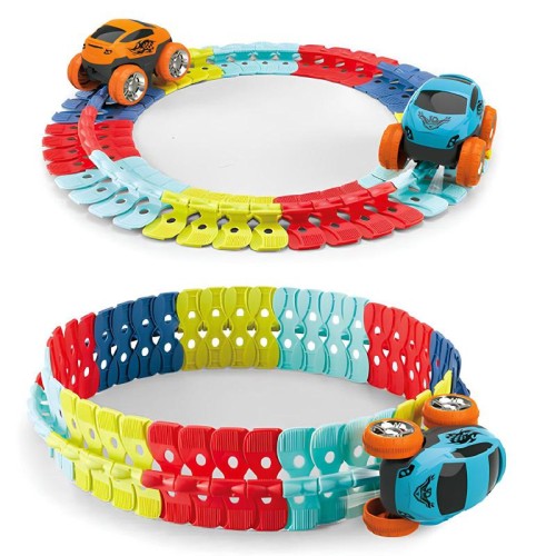 Інтерактивний трек з інерційною машинкою SHT 088 Changeable Trak (46pcs/1CAR) Інтерактивний трек з інерційною машинкою SHT 088 Changeable Trak (46pcs/1CAR)