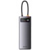 Перехідник HUB Baseus Metal Gleam Series 7-Port Clarity (Type-C to HDMI+USB3.0*3+PD+SD/TF) (B000307)