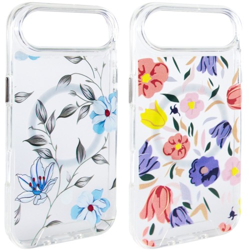 TPU+PC чохол Clear Garden with Magnetic Fit для Apple iPhone 17 Air (6.5