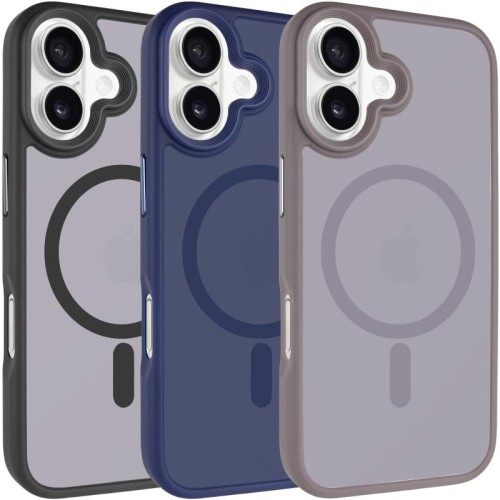 TPU+PC чохол Metal Buttons with Magnetic Fit для Apple iPhone 17 (6.3 TPU+PC чохол Metal Buttons with Magnetic Fit для Apple iPhone 17 (6.3