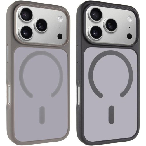 TPU+PC чохол Metal Buttons with Magnetic Fit для Apple iPhone 17 Pro (6.3 TPU+PC чохол Metal Buttons with Magnetic Fit для Apple iPhone 17 Pro (6.3