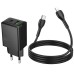 МЗП Hoco N71 Nuevo PD30W+QC3.0 (1USB-A/1C) + кабель Type-C to Lightning МЗП Hoco N71 Nuevo PD30W+QC3.0 (1USB-A/1C) + кабель Type-C to Lightning