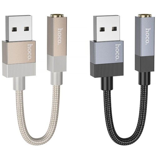 Перехідник Hoco UPA32D Clever USB to 3.5mm Перехідник Hoco UPA32D Clever USB to 3.5mm