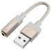 Перехідник Hoco UPA32D Clever USB to 3.5mm Перехідник Hoco UPA32D Clever USB to 3.5mm