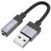 Перехідник Hoco UPA32D Clever USB to 3.5mm Перехідник Hoco UPA32D Clever USB to 3.5mm