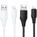 Дата кабель Hoco X124 Bien silicone USB to Lightning 2.4A (1m)