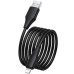 Дата кабель Hoco X124 Bien silicone USB to Lightning 2.4A (1m)
