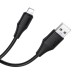 Дата кабель Hoco X124 Bien silicone USB to Lightning 2.4A (1m)
