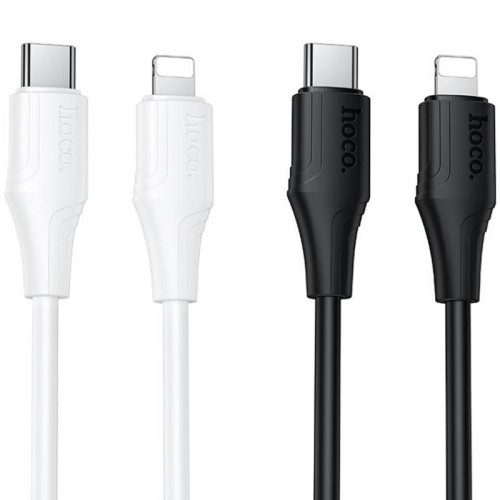 Дата кабель Hoco X124 Bien silicone Type-C to Lightning 27W (1m)