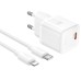 МЗП Hoco N66 Ingenious PD35W (1USB-C) + кабель Type-C to Lightning МЗП Hoco N66 Ingenious PD35W (1USB-C) + кабель Type-C to Lightning
