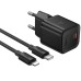 МЗП Hoco N66 Ingenious PD35W (1USB-C) + кабель Type-C to Lightning МЗП Hoco N66 Ingenious PD35W (1USB-C) + кабель Type-C to Lightning