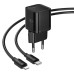МЗП Hoco N66 Ingenious PD35W (1USB-C) + кабель Type-C to Lightning МЗП Hoco N66 Ingenious PD35W (1USB-C) + кабель Type-C to Lightning