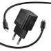 МЗП Hoco N66 Ingenious PD35W (1USB-C) + кабель Type-C to Lightning МЗП Hoco N66 Ingenious PD35W (1USB-C) + кабель Type-C to Lightning