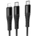 Дата кабель Hoco X123 Victory 2in1 Type-C to Lightning/Type-C 3A (1m) Дата кабель Hoco X123 Victory 2in1 Type-C to Lightning/Type-C 3A (1m)