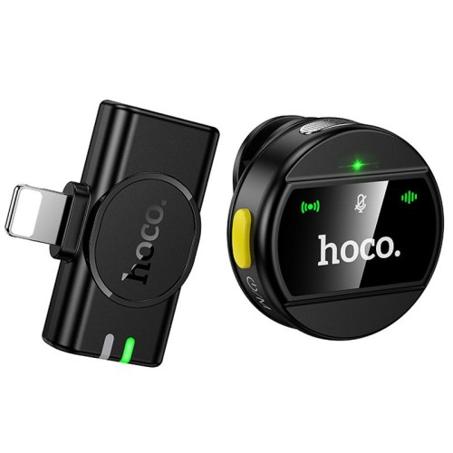 Петличний бездротовий мікрофон Hoco L21 Charm Lightning Петличний бездротовий мікрофон Hoco L21 Charm Lightning