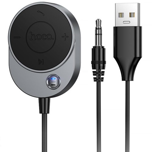 Bluetooth аудіо ресивер Hoco E150 Path (AUX 3.5mm+USB-A) Bluetooth аудіо ресивер Hoco E150 Path (AUX 3.5mm+USB-A)