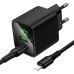 МЗП Hoco CS83A Excellent with digital display PD20W+QC3.0 (1USB-A/1C) + кабель Type-C to Lightning МЗП Hoco CS83A Excellent with digital display PD20W+QC3.0 (1USB-A/1C) + кабель Type-C to Lightning