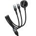 Дата кабель Hoco CW64 3in1 Type-C to iWatch/Lightning/Type-C 15W (1.2m)