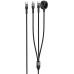 Дата кабель Hoco CW64 3in1 Type-C to iWatch/Lightning/Type-C 15W (1.2m)
