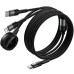 Дата кабель Hoco CW64 3in1 Type-C to iWatch/Lightning/Type-C 15W (1.2m)