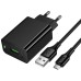 МЗП Hoco CS92A Leader QC3.0 18W (1USB-A) + кабель USB to MicroUSB