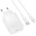 МЗП Borofone BAS75A Source PD30W (1USB-C) + кабель Type-C to Lightning