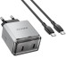 МЗП Borofone BN21 Lena PD40W+QC3.0 (2USB-C) + кабель Type-C to Type-C