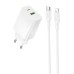 МЗП Borofone BAS76A Source PD30W+QC3.0 (1USB-A/1C) + кабель Type-C to Lightning