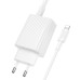 МЗП Borofone BAS76A Source PD30W+QC3.0 (1USB-A/1C) + кабель Type-C to Lightning