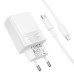 МЗП Borofone BAS76A Source PD30W+QC3.0 (1USB-A/1C) + кабель Type-C to Lightning