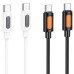 Дата кабель Borofone BX114 Structure Type-C to Type-C 60W (1m)
