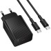 МЗП Borofone BAS73A Source PD20W (1USB-C) + кабель Type-C to Type-C