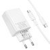 МЗП Borofone BAS73A Source PD20W (1USB-C) + кабель Type-C to Type-C