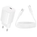 МЗП Borofone BA103A Pudding PD20W (1USB-C) + кабель Type-C to Type-C