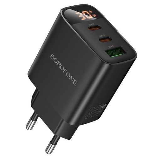 МЗП Borofone BA98A Ilustre with digital display PD30W (1USB-A/2C)