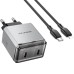 МЗП Borofone BN21 Lena PD40W+QC3.0 (2USB-C) + кабель Type-C to Lightning МЗП Borofone BN21 Lena PD40W+QC3.0 (2USB-C) + кабель Type-C to Lightning