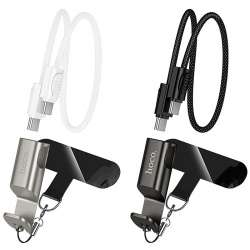 Дата кабель Hoco X126 Experto Type-C to Type-C 60W + Phone Holder & Lanyard (0.35m) Дата кабель Hoco X126 Experto Type-C to Type-C 60W + Phone Holder & Lanyard (0.35m)
