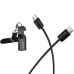 Дата кабель Hoco X126 Experto Type-C to Type-C 60W + Phone Holder & Lanyard (0.35m) Дата кабель Hoco X126 Experto Type-C to Type-C 60W + Phone Holder & Lanyard (0.35m)