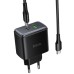 МЗП Hoco C158A Upgrade PD45W (1USB-A/1C) + кабель Type-C to Type-C МЗП Hoco C158A Upgrade PD45W (1USB-A/1C) + кабель Type-C to Type-C