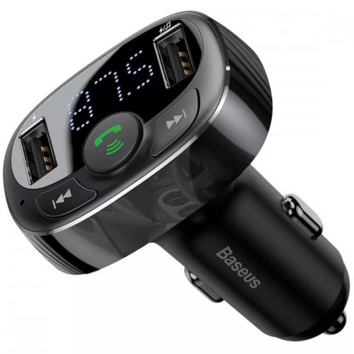 АЗП FM модулятор Baseus S-09A 10W (2USB-A) (CCMT) АЗП FM модулятор Baseus S-09A 10W (2USB-A) (CCMT)