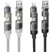 Дата кабель Hoco U151 Goldsmith 4in1 Type-C to USB/Type-C to Lightning 240W (1.2m) Дата кабель Hoco U151 Goldsmith 4in1 Type-C to USB/Type-C to Lightning 240W (1.2m)