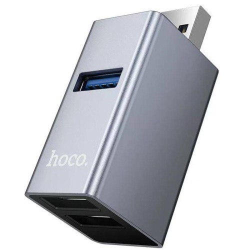 Перехідник HUB Hoco HB54 3in1 (USB to 2xUSB2.0+USB3.0) Перехідник HUB Hoco HB54 3in1 (USB to 2xUSB2.0+USB3.0)