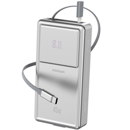 Портативний ЗП Power Bank Amaya F231 45W with display and cable 20000 mAh