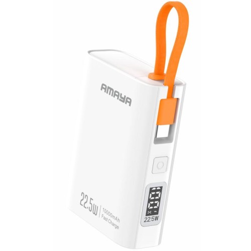 Портативний ЗП Power Bank Amaya FD50 22.5W with display and cable 10000 mAh Портативний ЗП Power Bank Amaya FD50 22.5W with display and cable 10000 mAh