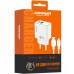 МЗП Amaya E67D PD20W+QC3.0 (1USB-A/1C) + кабель USB to MicroUSB МЗП Amaya E67D PD20W+QC3.0 (1USB-A/1C) + кабель USB to MicroUSB
