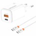 МЗП Amaya E48D PD33W+QC3.0 (1USB-A/1C) + кабель Type-C to Type-C МЗП Amaya E48D PD33W+QC3.0 (1USB-A/1C) + кабель Type-C to Type-C