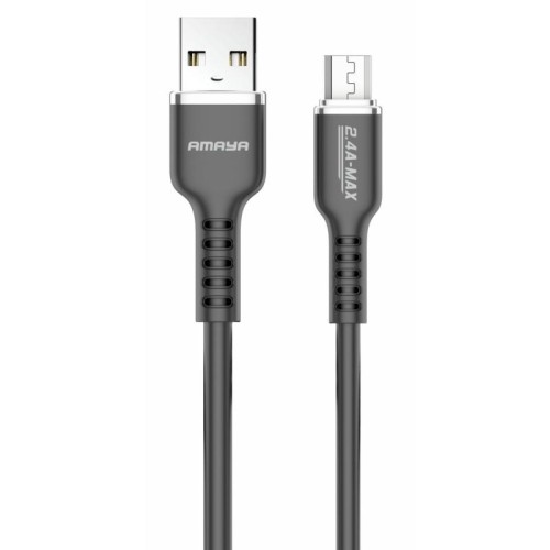 Дата кабель Amaya M30 USB to MicroUSB 2.4A (1m) Дата кабель Amaya M30 USB to MicroUSB 2.4A (1m)